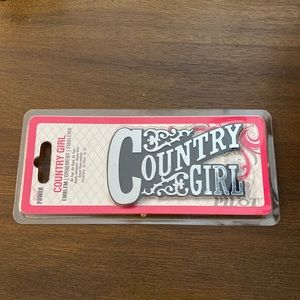 Girl Power ‘Country Girl’ Emblem Decal (4”x2.5”)